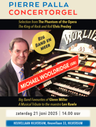 Poster advertising concert in Holland