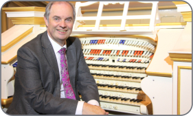 Michael at the Christie Organ in Porth
